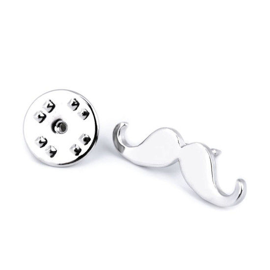 Broszka / pins gitara, samolot - Platyna (6 Sztuki)
