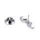 Broszka / pins gitara, samolot - Platyna (6 Sztuki)