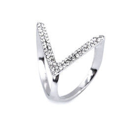 Broszka / klamra / klips do chusty z szlifowanymi kamyczkami - Crystal (1 Sztuka)