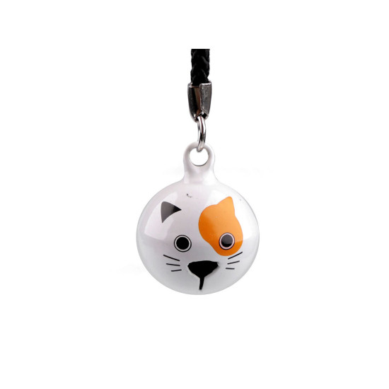 Fityegő kulcsra csengettyű, pingvin, panda, smajli, egér, majom - Fehér (1 Darab) Fityegő kulcsra csengettyű, pingvin, panda, smajli, egér, majom - Fehér (1 Darab)