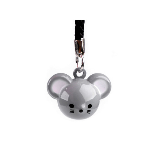 Fityegő kulcsra csengettyű, pingvin, panda, smajli, egér, majom - Fehér (1 Darab) Fityegő kulcsra csengettyű, pingvin, panda, smajli, egér, majom - Fehér (1 Darab)