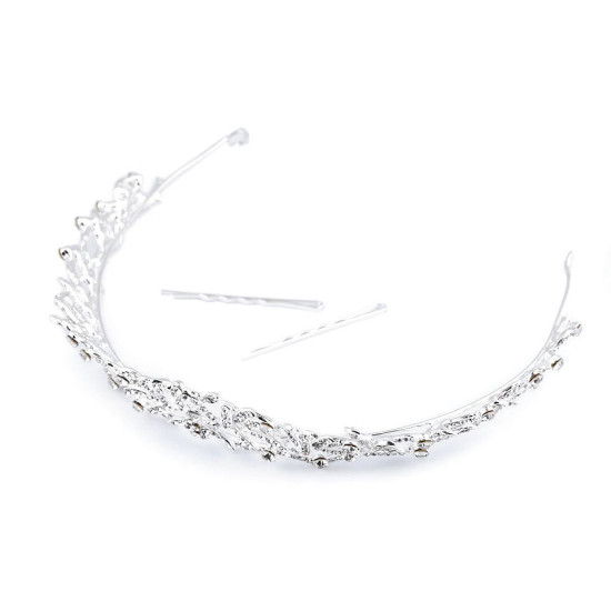 Diadem / tiara sztrasowa - Crystal (1 Sztuka) Diadem / tiara sztrasowa - Crystal (1 Sztuka)