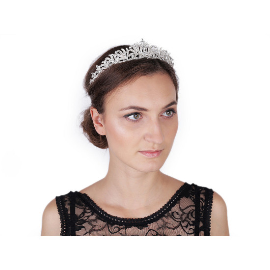 Diadem / tiara sztrasowa - Crystal (1 Sztuka) Diadem / tiara sztrasowa - Crystal (1 Sztuka)