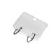 Orecchini creoli in acciaio inox - Argento (1 Paio)