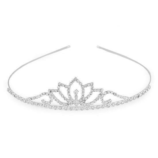 Diadem / tiara sztrasowa - Crystal (12 Sztuki) Diadem / tiara sztrasowa - Crystal (12 Sztuki)