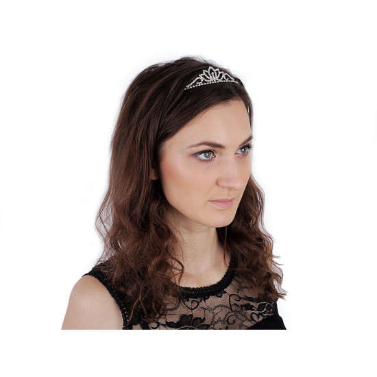 Diadem / tiara sztrasowa - Crystal (12 Sztuki) Diadem / tiara sztrasowa - Crystal (12 Sztuki)