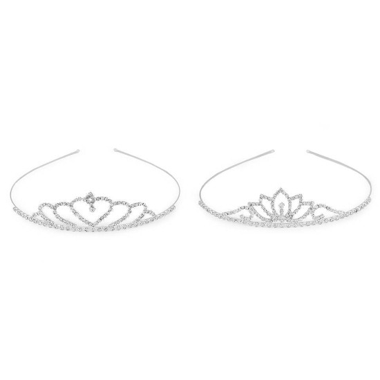 Diadem / tiara sztrasowa - Crystal (12 Sztuki) Diadem / tiara sztrasowa - Crystal (12 Sztuki)