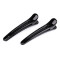 Alligator hair clip with teeth - Black (24 Pieces)