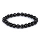 Mineral beads bracelet onyx - Onyx (1 Piece) Mineral beads bracelet onyx - Onyx (1 Piece)