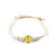 Shamballa bracelet with beads and flower - Green light (1 Piece) Shamballa bracelet with beads and flower - Green light (1 Piece)