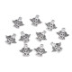 Pendant / charm angel 27x28 mm - Platinum (2 Pieces)