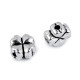 Accesoriu / ornament metalic trifoi, 8x8 mm - Argintiu (10 Bucăți) Accesoriu / ornament metalic trifoi, 8x8 mm - Argintiu (10 Bucăți)