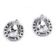 Anhänger pferd mit hufeisen 18x21 mm - Platine (5 Stücke) Anhänger pferd mit hufeisen 18x21 mm - Platine (5 Stücke)