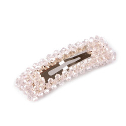 Spinka do włosów z szlifowanymi koralikami - Crystal (1 Sztuka)