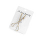 Forbici per spille, con strass - Oro (2 Pezzi) Forbici per spille, con strass - Oro (2 Pezzi)