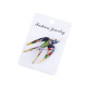 Broche de pedrería - golondrina - Verde claro (1 Pieza) Broche de pedrería - golondrina - Verde claro (1 Pieza)