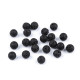 Mineral / gemstone beads lava ø8 mm - Black lava (11 Pieces) Mineral / gemstone beads lava ø8 mm - Black lava (11 Pieces)