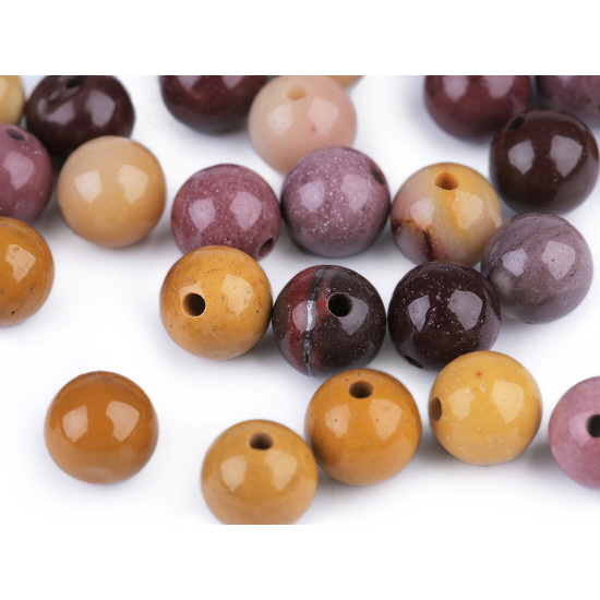 Mineral / gemstone beads jasper mookait ø6 mm - Jasper mookait (132 Pieces) Mineral / gemstone beads jasper mookait ø6 mm - Jasper mookait (132 Pieces)