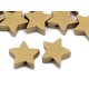 Perles en bois - étoile métallisée, ø 19 mm - Argent (20 Pièces) Perles en bois - étoile métallisée, ø 19 mm - Argent (20 Pièces)
