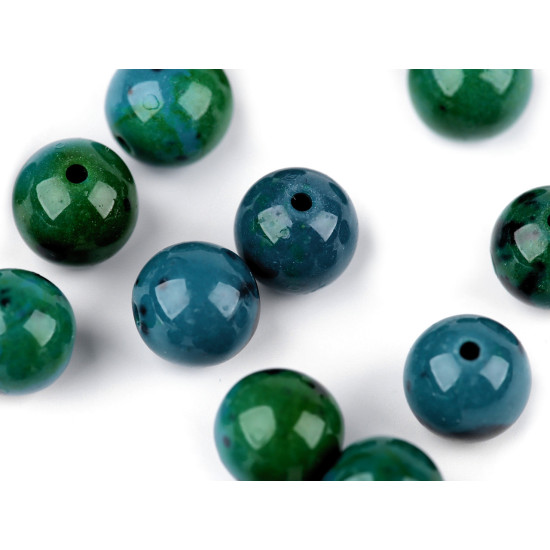 Kiwi stone minerałowe koraliki ø8 mm - Zielono-niebieski (144 Sztuki) Kiwi stone minerałowe koraliki ø8 mm - Zielono-niebieski (144 Sztuki)