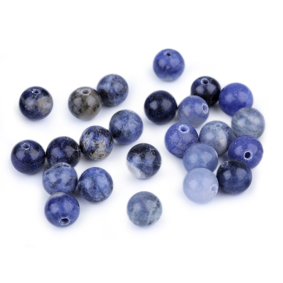 Koraliki minerały sodalit ø8 mm - Sodalit (12 Sztuki) Koraliki minerały sodalit ø8 mm - Sodalit (12 Sztuki)