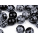 Abalorios minerales/piedras preciosas obsidiana copo de nieve ø8 mm - Escama de obsidiana (11 Piezas) Abalorios minerales/piedras preciosas obsidiana copo de nieve ø8 mm - Escama de obsidiana (11 Piezas)