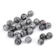 Perle minerali - marmo, ø 8 mm - Grigio (44 Pezzi) Perle minerali - marmo, ø 8 mm - Grigio (44 Pezzi)