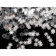 Sequins / confetti ø5 mm, mini snowflakes - Silver (1 Bag) Sequins / confetti ø5 mm, mini snowflakes - Silver (1 Bag)