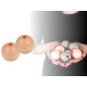 Korale drewniane ø40 mm - Brązowy (2 Sztuki) Korale drewniane ø40 mm - Brązowy (2 Sztuki)