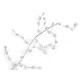 Crystal beads wire garland branch - Crystal (4 Pieces) Crystal beads wire garland branch - Crystal (4 Pieces)