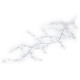 Crystal beads wire garland branch - Crystal (4 Pieces) Crystal beads wire garland branch - Crystal (4 Pieces)