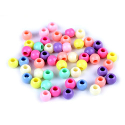 Abalorios de plástico 8x10 mm mezcla de colores pastel - Mezcla (1150 Piezas)