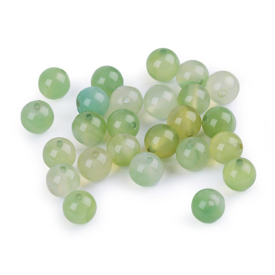 Chalcedon zielony barwiony, minerałowe koraliki ø8 mm - Chalcedoński (144 Sztuki) Chalcedon zielony barwiony, minerałowe koraliki ø8 mm - Chalcedoński (144 Sztuki)