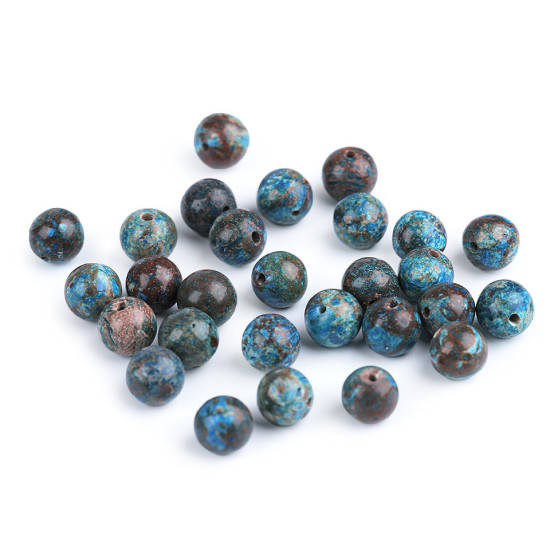 Chryzokol syntetický minerál ø8 mm - Chryzokol (46 Kusy) Chryzokol syntetický minerál ø8 mm - Chryzokol (46 Kusy)