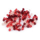 Mărgele plastic fațetate, 6x6 mm - Albastru delta (25 Grame) Mărgele plastic fațetate, 6x6 mm - Albastru delta (25 Grame)