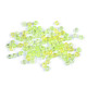 Mărgele plastic fațetate, 6x6 mm - Albastru delta (25 Grame) Mărgele plastic fațetate, 6x6 mm - Albastru delta (25 Grame)