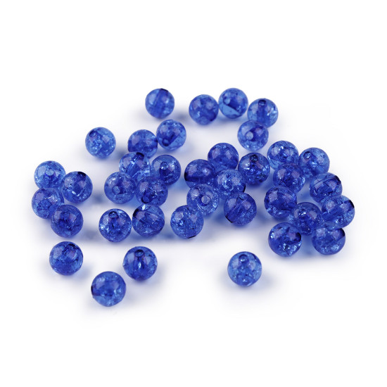 Cracked plastic beads ø8 mm - Transparent (30 Grams) Cracked plastic beads ø8 mm - Transparent (30 Grams)