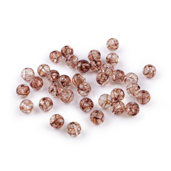 Cracked plastic beads ø8 mm - Transparent (30 Grams) Cracked plastic beads ø8 mm - Transparent (30 Grams)