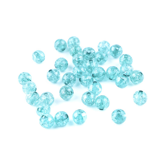 Cracked plastic beads ø8 mm - Transparent (30 Grams) Cracked plastic beads ø8 mm - Transparent (30 Grams)