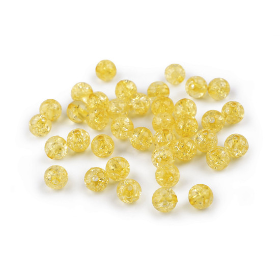 Cracked plastic beads ø8 mm - Transparent (30 Grams) Cracked plastic beads ø8 mm - Transparent (30 Grams)