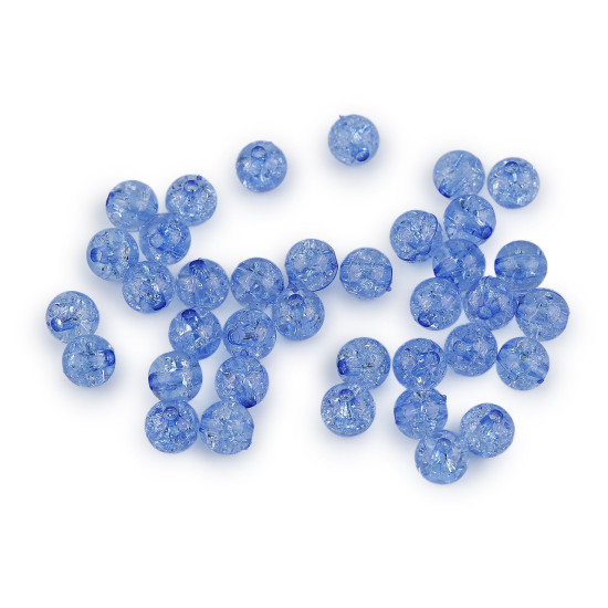 Cracked plastic beads ø8 mm - Transparent (30 Grams) Cracked plastic beads ø8 mm - Transparent (30 Grams)