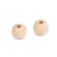 Unpainted wooden beads ø14 mm - Natural light (40 Pieces) Unpainted wooden beads ø14 mm - Natural light (40 Pieces)