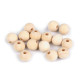 Unpainted wooden beads ø14 mm - Natural light (40 Pieces) Unpainted wooden beads ø14 mm - Natural light (40 Pieces)