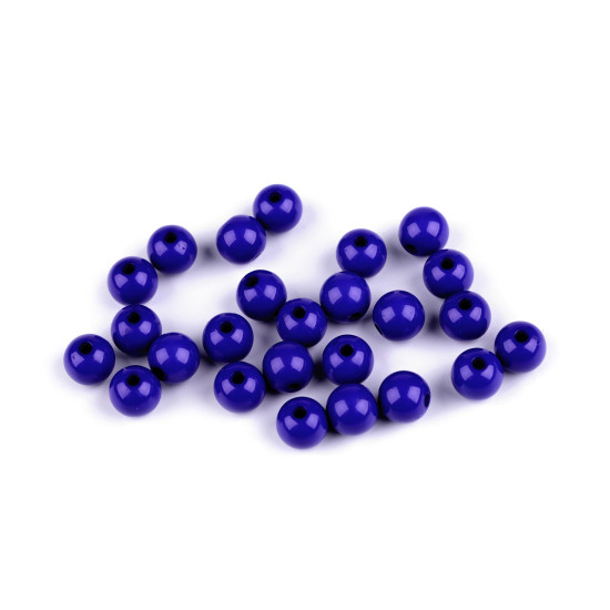 Plastic beads color ø8 mm - White (7 Grams) Plastic beads color ø8 mm - White (7 Grams)