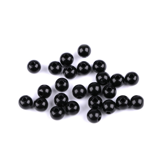 Plastic beads color ø8 mm - White (7 Grams) Plastic beads color ø8 mm - White (7 Grams)