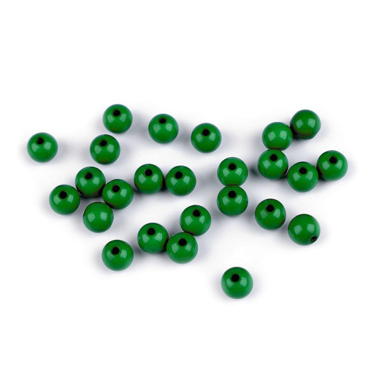 Plastic beads color ø8 mm - White (7 Grams) Plastic beads color ø8 mm - White (7 Grams)