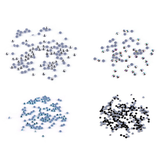 Iron-on hotfix rhinestones size ss6 - Crystal (8 Grams) Iron-on hotfix rhinestones size ss6 - Crystal (8 Grams)