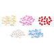 Koraliki plastikowe 8 mm serduszka - Czerwony (5 Gramy) Koraliki plastikowe 8 mm serduszka - Czerwony (5 Gramy)