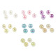 Plastic beads with ab effect ø20 mm - Light violet (4 Pieces) Plastic beads with ab effect ø20 mm - Light violet (4 Pieces)