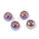 Plastic beads with ab effect ø20 mm - Light violet (4 Pieces) Plastic beads with ab effect ø20 mm - Light violet (4 Pieces)